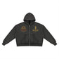 Baliveno Unisex Vintage Wash Fleece Boxy Hoodie