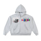Baliveno Fleeced Full-Zip Boxy Hoodie