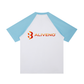 Baliveno Contrast Raglan Sleeve Mesh T-Shirt