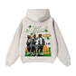 Baliveno Zip-Through Boxy Fleece Hoodie