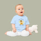 Baby T-Shirt — "Tall Dreams Tiny Steps" Cute Graphic Baby Tee