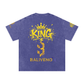 Baliveno Snow Washed Oversized Cotton T Shirt Unisex Comfort Fit