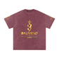 Baliveno Black Unisex Acid Wash Oversize T-Shirt - 250 GSM