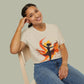 Phoenix Dance T‑Shirt — Fiery Silhouette Graphic Tee