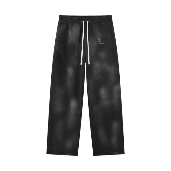 Unisex Sunfade Wide Leg Fleece Sweatpants