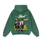 Baliveno Zip-Through Boxy Fleece Hoodie