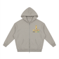 Baliveno Loose Solid Full Zip Hoodie