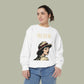 Baliveno Retro Girl Sweatshirt — Vintage Graphic Garment-Dyed Crewneck