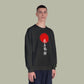 Asian Brushstroke Crewneck Sweatshirt