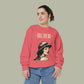 Baliveno Retro Girl Sweatshirt — Vintage Graphic Garment-Dyed Crewneck
