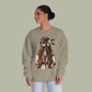 Baliveno Feathered Girl Crewneck Sweatshirt