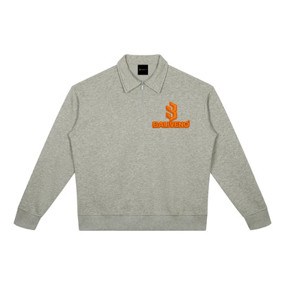 Baliveno Unisex Boxy Quarter-Zip Sweatshirt