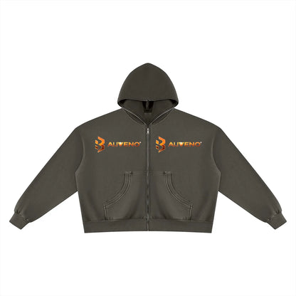 Baliveno Unisex Vintage Wash Fleece Boxy Hoodie
