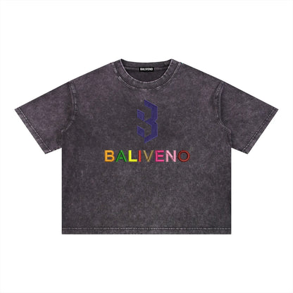 Mineral Wash Boxy Cotton T-Shirt