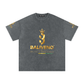 Baliveno Black Unisex Acid Wash Oversize T-Shirt - 250 GSM