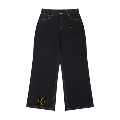 Baliveno Minimalist Straight Leg Raw Denim Jeans