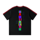 Baliveno Unisex Colorblock Striped T Shirt Cotton Blend