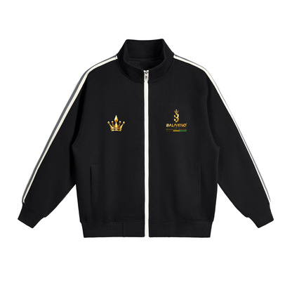 Baliveno Contrast Side-Stripe Stand Collar  Jacket