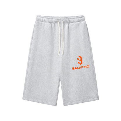 BALIVENO Relaxed Drawstring Three-Quarter Shorts — Studio 01