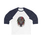 Baseball Tee — Colorful Tribal Predator Graphic & &