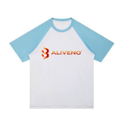 Baliveno Contrast Raglan Sleeve Mesh T-Shirt