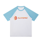 Baliveno Contrast Raglan Sleeve Mesh T-Shirt