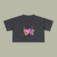 LOVE Heart Graffiti Crop Tee — Cute Love Graphic Top