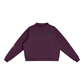 Baliveno Minimalist Essential Fleece Mock-Neck Crew Sweatshirt