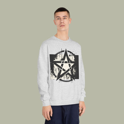 Vintage Pentagram Rock Nation Mentality Unisex Crewneck Sweatshirt — Retro &
