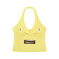Baliveno Women’s Ruched Halter Yoga Tank Top