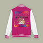 Paint Drip Letterman Jacket — Balveno Graphic Varsity Jacket