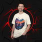 Adventure Landscape T-Shirt — "Know Yourself" Colorblock Back Print