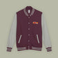 Paint Drip Letterman Jacket — Balveno Graphic Varsity Jacket