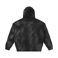 Unisex Sunfade Frayed Fleece Hoodie