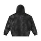 Unisex Sunfade Frayed Fleece Hoodie