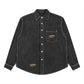 Baliveno minimalist Unisex Vintage Wash Denim Shirt