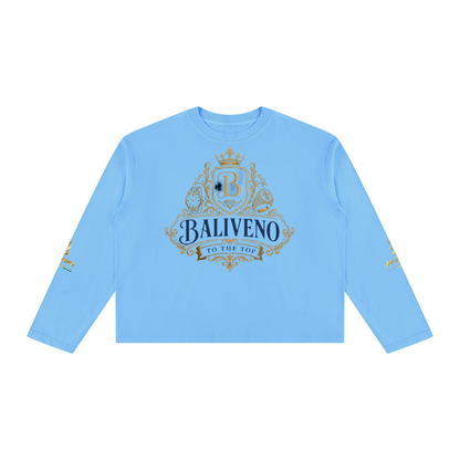 BALIVENO Unisex Vintage-Wash Long-Sleeve Boxy T-Shirt — Studio 02
