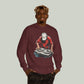 DJ Turntable Sweatshirt — Know Yourself Back-Print Crewneck
