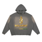 Baliveno Unisex Sunfade Ripped Boxy Hoodie