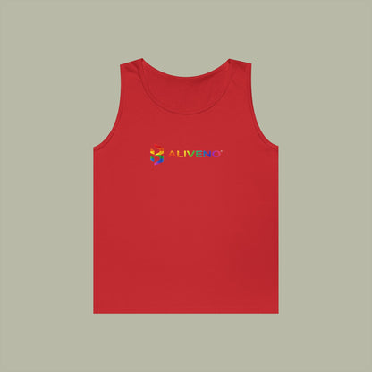 Baliveno Rainbow Salvage Retro Emblem Tank Top