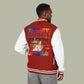 Paint Drip Letterman Jacket — Balveno Graphic Varsity Jacket