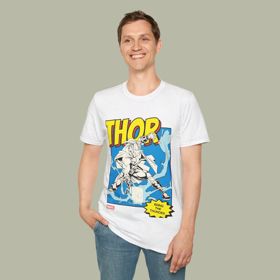 Thor Comic Retro Superhero Graphic Tee