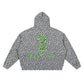 Baliveno Leopard Print Waffle Full Zip Hoodie