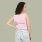 Sunflower "Be Happy" Tank Top — Floral Summer Casual Tank Top