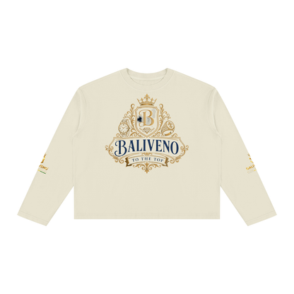 BALIVENO Unisex Vintage-Wash Long-Sleeve Boxy T-Shirt — Studio 02