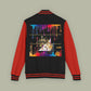 Paint Drip Letterman Jacket — Balveno Graphic Varsity Jacket