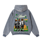 Baliveno Zip-Through Boxy Fleece Hoodie