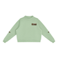 Baliveno Essential Fleece Mock-Neck Crew Sweatshirt