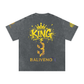Baliveno Snow Washed Oversized Cotton T Shirt Unisex Comfort Fit