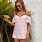 Casual Ladies Off Shoulder Sling Short Sleeve Top